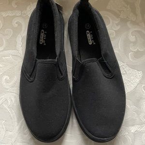 Black loafers sneakers